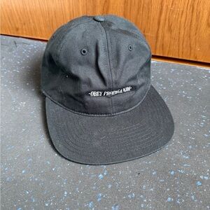 OBEY Black 5-Panel Hat